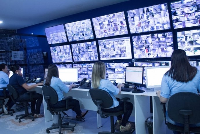 exemplo de central de monitoramento de portaria virtual